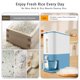 thumbnail image 3 of Dispensador de arroz Lenwi de 11,34 kg sin BPA con vaso medidor, color azul, 3 of 7