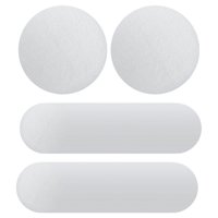 Magideal - 100X Filtros De Café Desechables, Filtro Portafiltro De Papel Resistente, Filtro Para Cafetera, Filtro De Papel Espresso Para Restaurantes Y Bares 53Mm