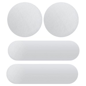 Magideal - 100X Filtros De Café Desechables, Filtro Portafiltro De Papel Resistente, Filtro Para Cafetera, Filtro De Papel Espresso Para Restaurantes Y Bares 53Mm