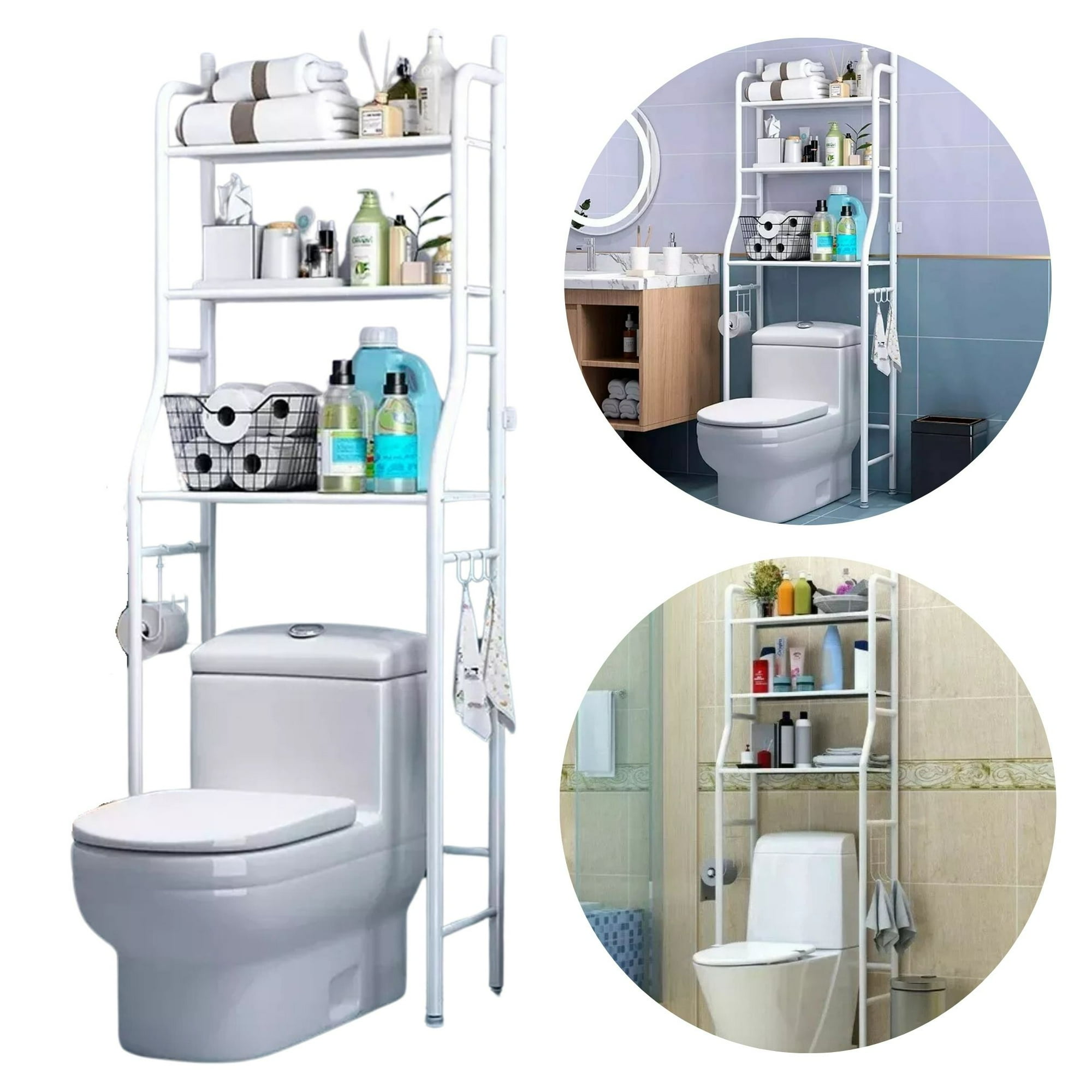 Line - Organizador Estante Baño Armable Fácil 3 Niveles