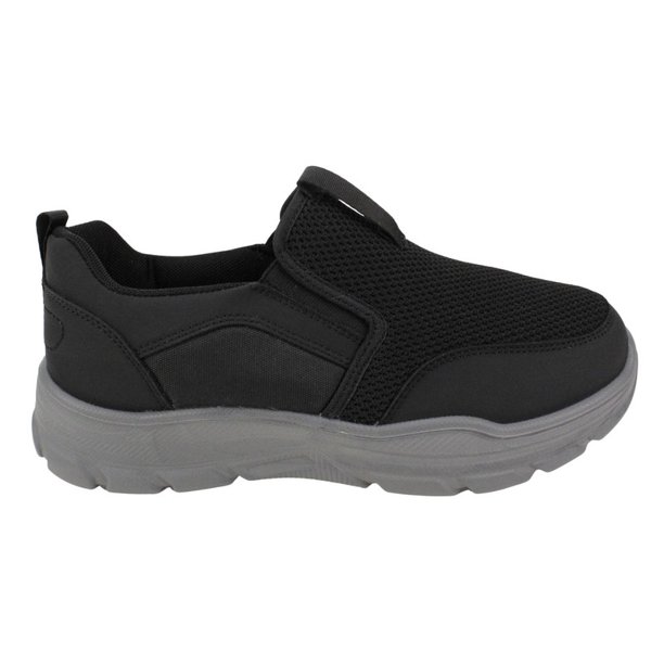 Zapatilla New Walk Slip On Confort Urban Negra