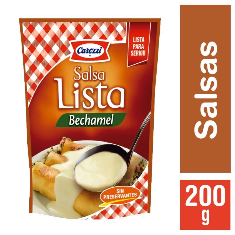 Salsa Lista Bechamel Doypack 200 g Carozzi