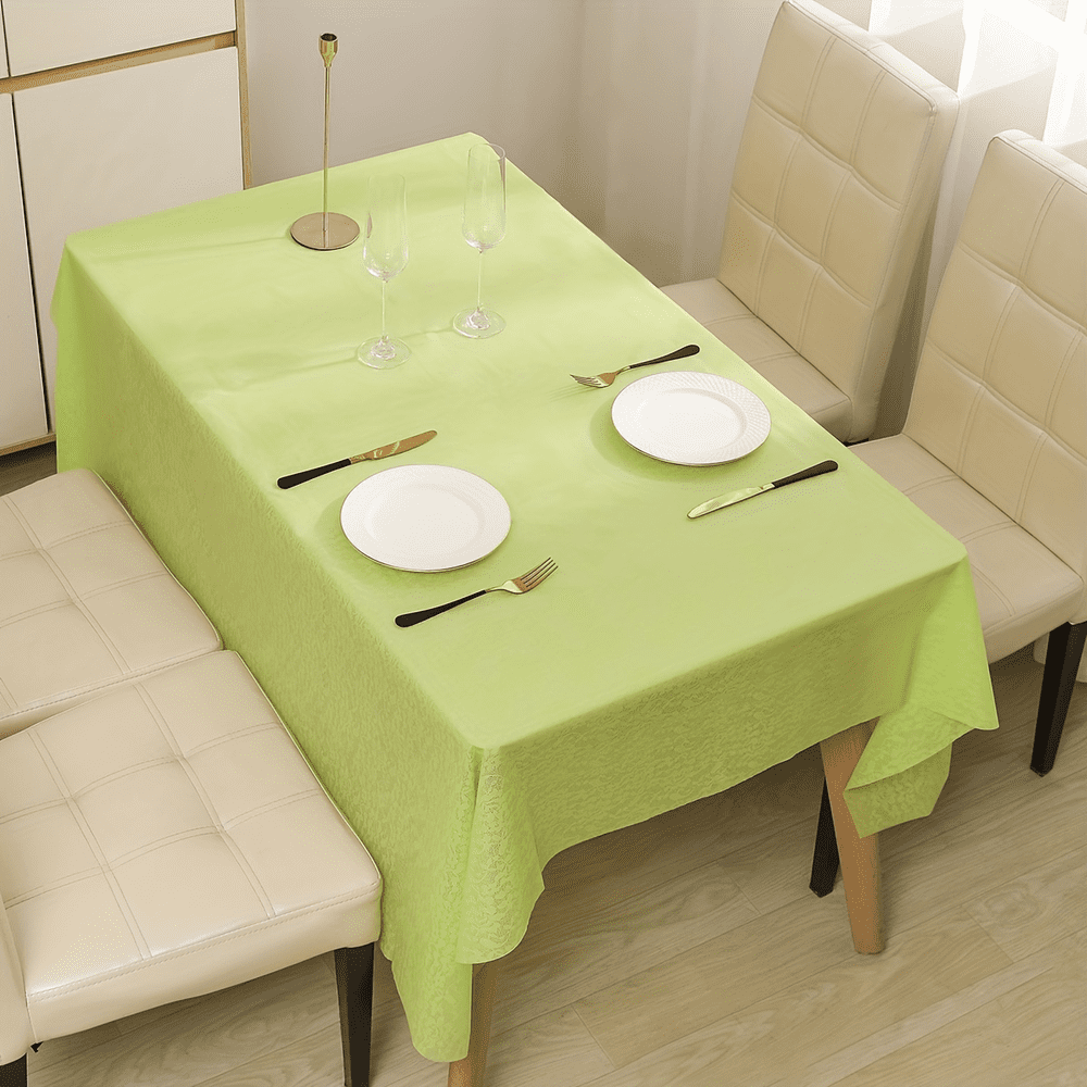 Genérico - Mantel Rectangular Antimanchas 220x140 Verde