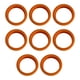 thumbnail image 1 of 8 Uds. Cubiertas Para Ruedas De Equipaje De 2,09 Pulgadas De Diámetro Para Trabajo Pesado, Protección Antiarañazos De Bajo Ruido, Naranja, 1 of 4