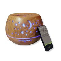 Disparo - Humidificador Difusor Diseño Luna Estrellas Marron Claro