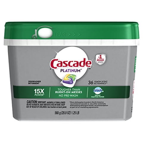 Detergente Para Lavavajillas Cascade Platinum Actionpacs Ar