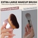 thumbnail image 4 of Brocha de maquillaje LIALTK extra grande para autobronceador, rosa y dorado, 4 of 7