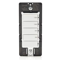 Interruptor Temporizador De Cuenta Regresiva Leviton Dt115-1Lw Para Ventilador De Baño