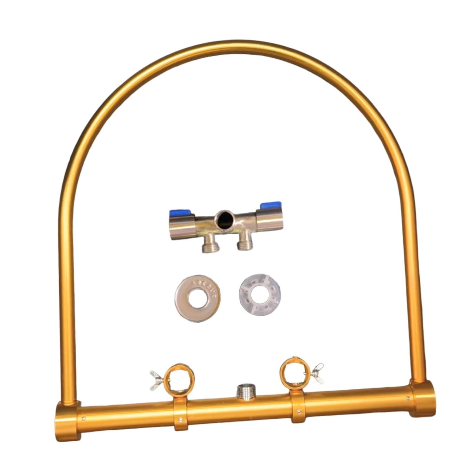 Magideal - Marco De Circulación De Agua, Accesorios Para Cama De Champú, Salida De Agua Profesional Sin Bloqueo, Tubo Curvo De Hidroterapia Para Lavado De Cabell B