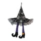 thumbnail image 3 of Sombrero Con Patas De Bruja, Cartel Colgante, Adorno De Fiesta De Terror Para Fiestas De Repisa, Dormitorio, Violeta, 3 of 5