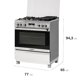 thumbnail image 2 of Cocina Gas Licuado 5 Quemadores Hsk12I26Se, 2 of 12
