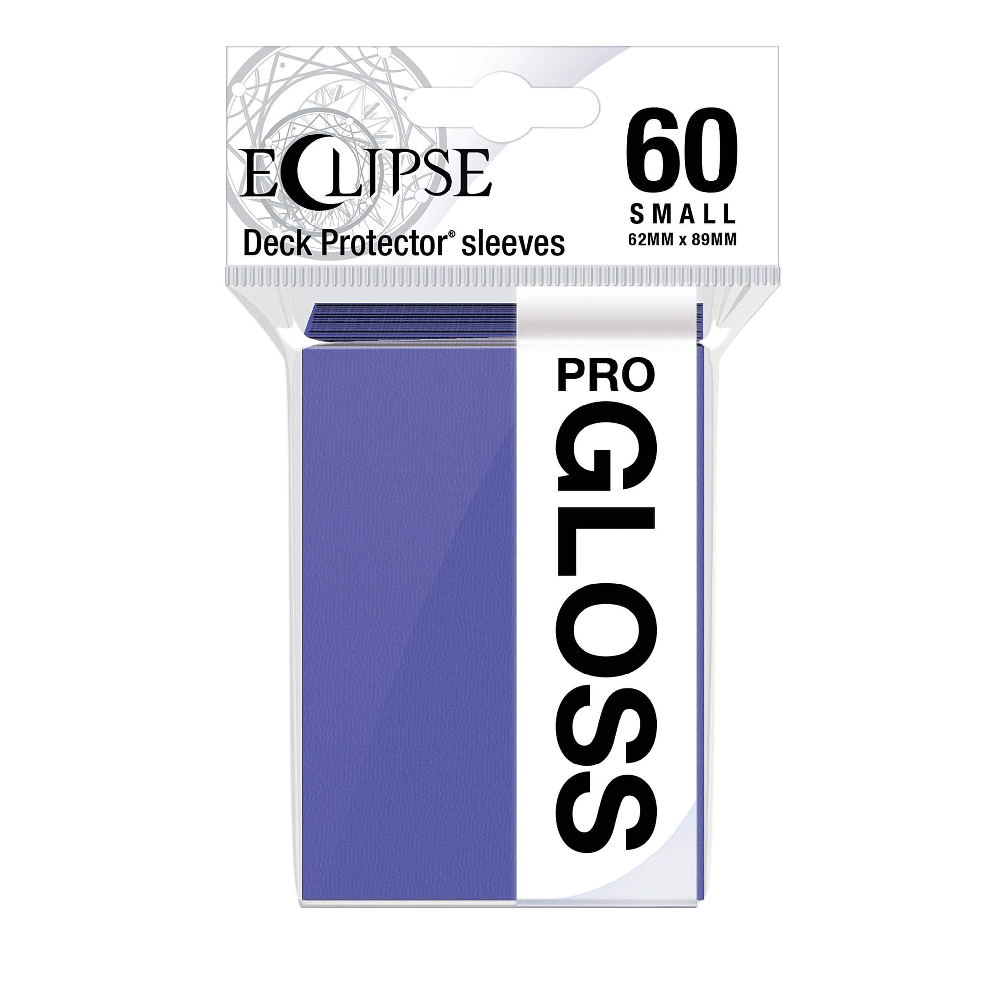 Sleeves Ultra Pro Eclipse Gloss Small, Paquete De 60 Unidades, Color Morado Real