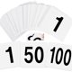 thumbnail image 1 of Tarjetas Número de Mesa GCTWFYK del 1 al 100, 4 x 3,7 pulgadas, 1 of 3