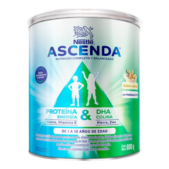 Complemento Nutricional Ascenda Vainilla, 800 g
