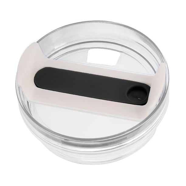 Tapa de repuesto para vaso Stanley Cup de 40 oz, paquete de 2 tapas transparentes de repuesto para vaso de viaje Stanley, a prueba de derrames, compatible con accesorios Stanley Cup.