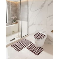 Mylhogar - Juego De Alfombras De Baño 3 Piezas Suaves Y Absorbentes