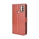 thumbnail image 3 of Funda tipo libro para Motorola MOTO E20/E30/E40, cartera todo‑en‑uno, funda multifuncional con tarjetero y correa de muñeca desmontable, 3 of 4