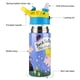 thumbnail image 3 of Ben y Holly Botella de Agua con Tapa Pop Top de Un Toque, Acero Inoxidable, a Prueba de Fugas, para Deportes, Botella Infantil azul 12 oz, 3 of 6