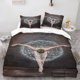 thumbnail image 1 of Ballet Dandelion Themed Three-Piece Bedding Set Duvet Cover and Pillowcase Set Soft and Comfortable, 1 of 5