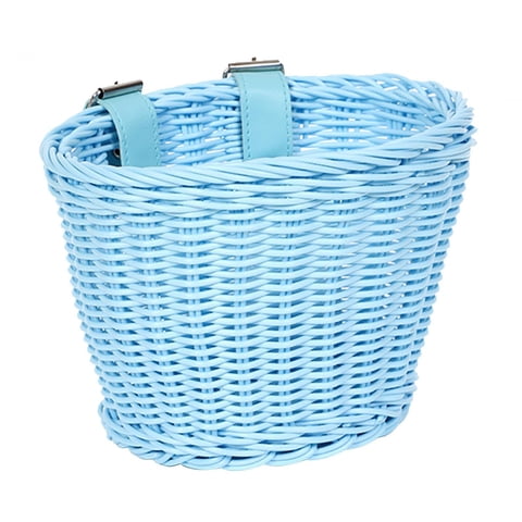 Ioensy - Cesta De Almacenamiento Para Manillar De Bicicleta Para Niños Cesta Para Bicicleta Instalación Fácil De Accesorios Azul