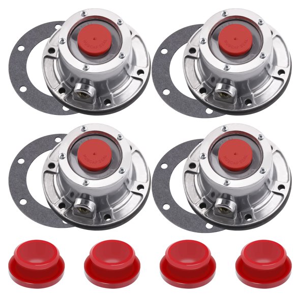 Tapa de cubo Ailbiuko 4 uds de aluminio con juntas y tapones