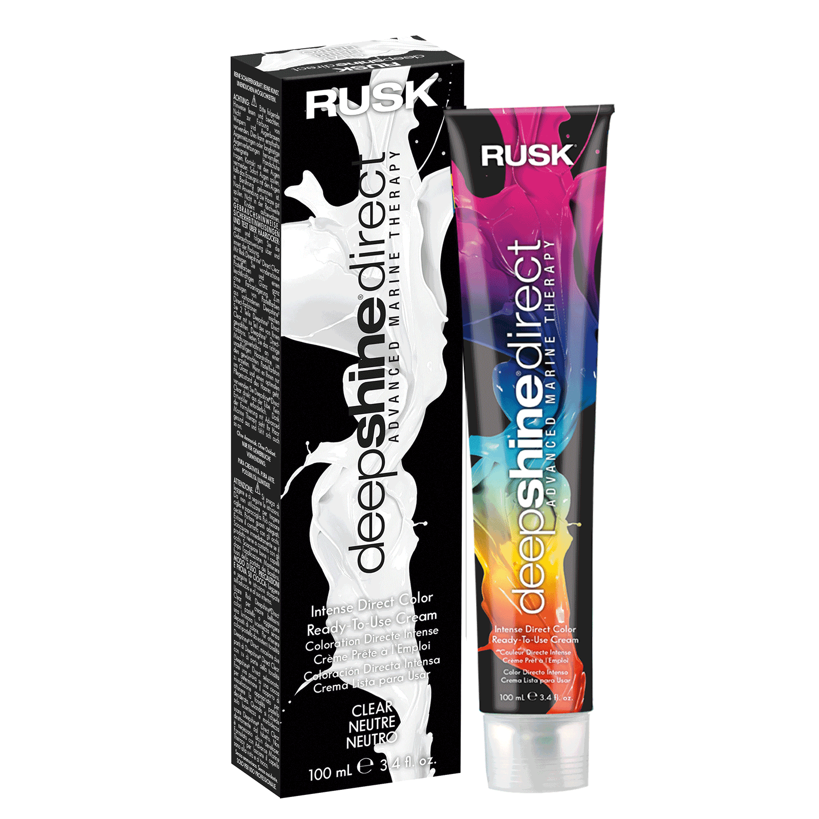 Coloración Para El Cabello Rusk Deepshine Intense Direct, 100 Ml, Transparente