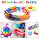 thumbnail image 3 of Kit de repuesto para bandas de telar de goma de colores, regalo DIY para niñas y niños, y manualidad para hacer pulseras para niños y campamentos., 3 of 6