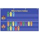 thumbnail image 1 of Tabla de Asistencia Portátil AUVCAS 82 cm x 48 cm para Aula, 1 of 7