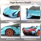 thumbnail image 2 of Coche a control remoto MIEBELY Lamborghini escala 1:12 azul, 2 of 7