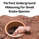 thumbnail image 5 of Refugio para reptiles Lucky Critter – Cueva de observación de 15 cm, 5 of 8