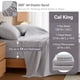 thumbnail image 5 of Juego de sábanas de franela de algodón Sleep Philosophy True North Cal King, 5 of 9