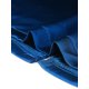 thumbnail image 5 of INSPIRE CHIC Conjunto de Pijama de Satén para Mujer Regreso a Clases Manga Corta Camisa Abotonada y Pantalones Capri con Cintura Elástica Ropa de Dormir Sedosa XXL Azul Oscuro, 5 of 6