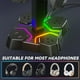 thumbnail image 4 of Estación de carga multidispositivo con soporte para auriculares con iluminación RGB, concentrador USB compatible con PS5/PS4/Xbox/Switc Pro Controllers & Headse-Negro, 4 of 8