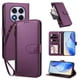 thumbnail image 2 of Funda con Billetera para [Xiaomi Redmi Note 14 Pro 5G] con Bolsillo Zipper y Tarjetero Violeta, 2 of 6