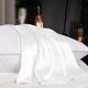 thumbnail image 3 of PiccoCasa Funda de Almohada de Seda de 19 Momme para Almohada de Tamaño Estándar, Blanco Perla, 20"x26", 3 of 7