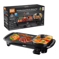 New Line - Asador Sarten Plancha Parrillera 2 En 1 Churrasquera