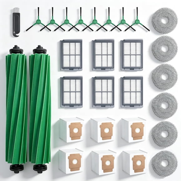 Kit de repuestos de reemplazo para iRobot Roomba Plus 505 405 Combo