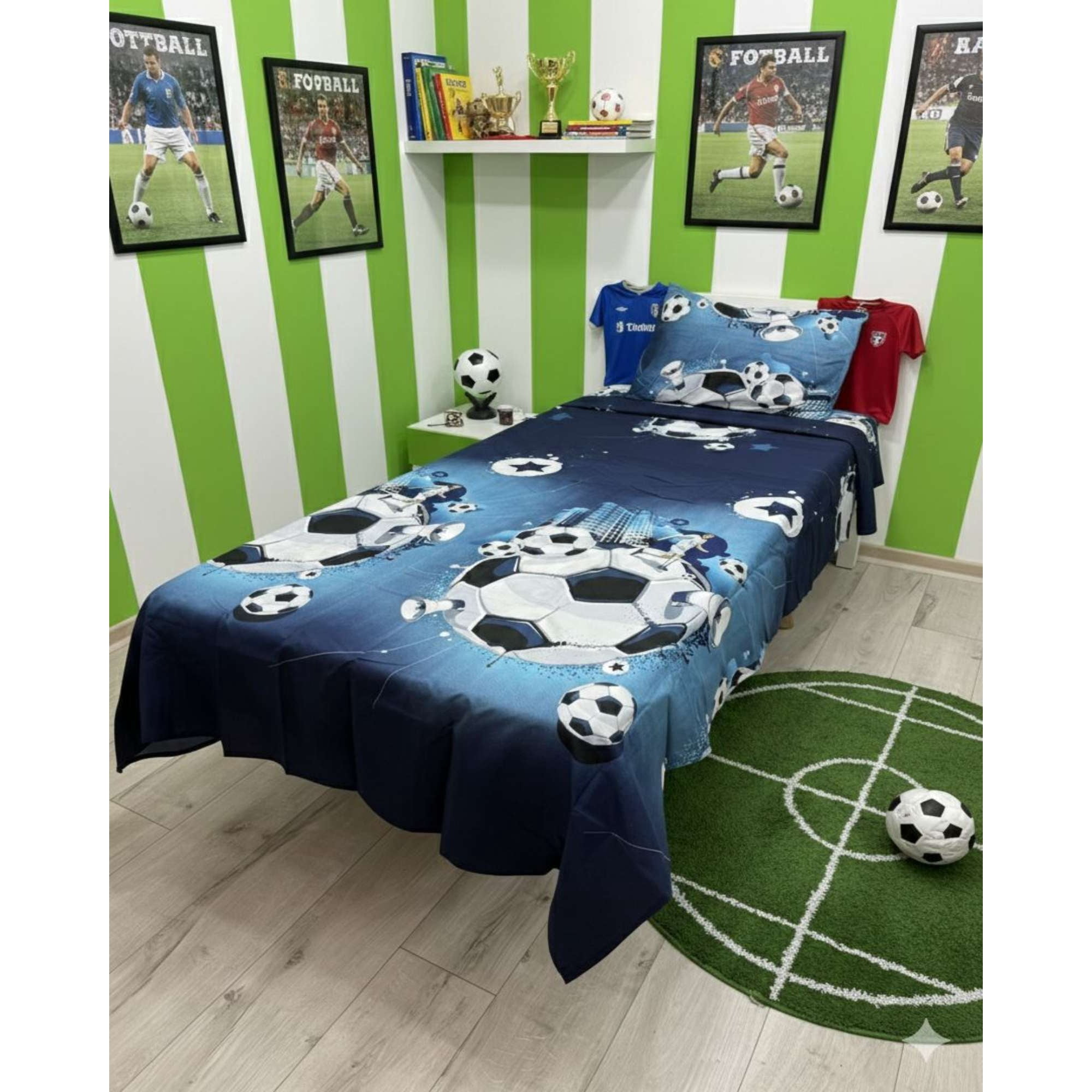 Mym Decohogar - Juego De Sábanas Infantiles "pasión Futbolera" Plzmedia
