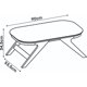 thumbnail image 2 of Mesa De Centro Doris Blanco Y Café Claro, 2 of 4