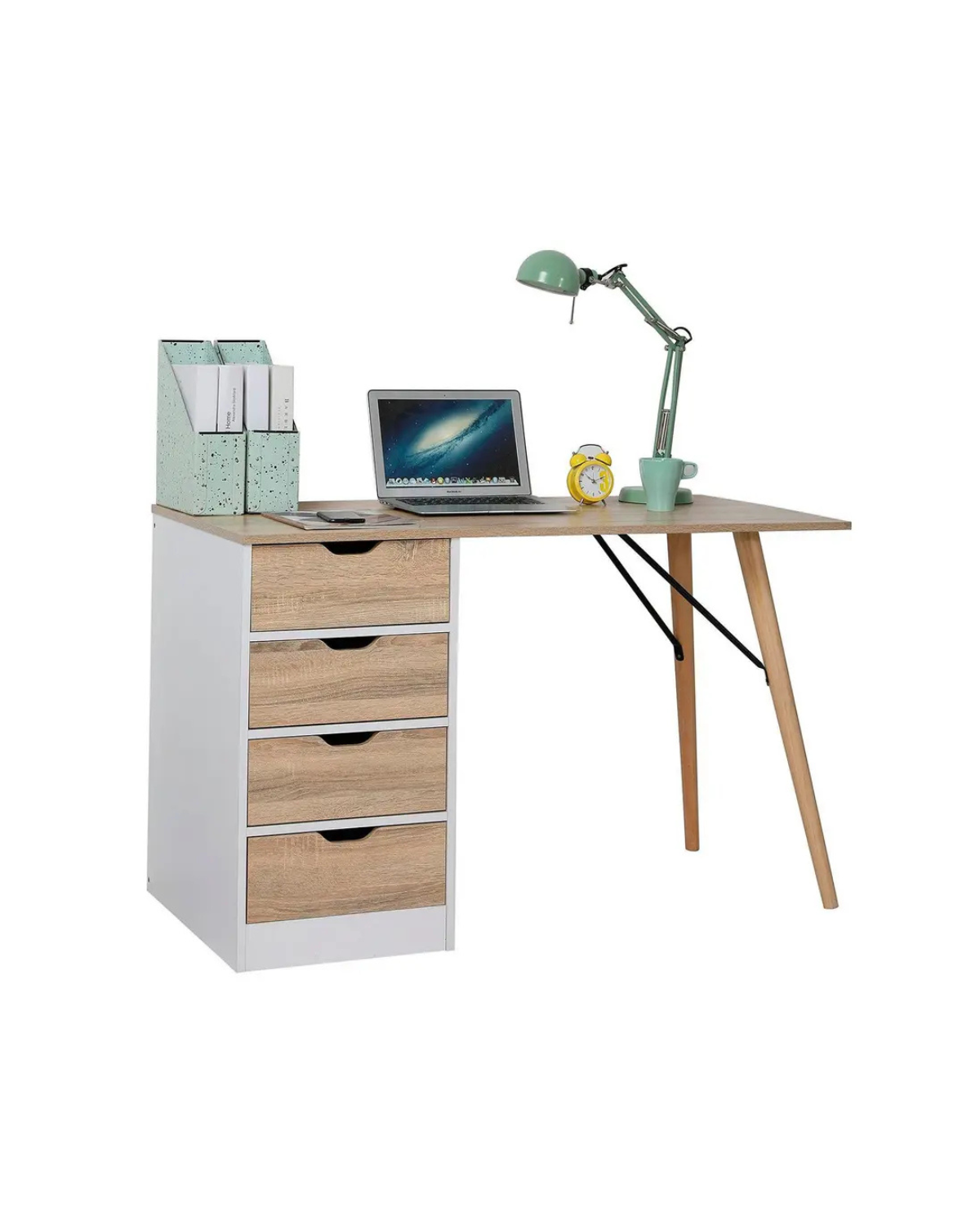 Habita2 Chile - Escritorio 120 Cm Con 4 Cajones Sunset