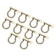 thumbnail image 1 of 10 Uds hebillas de abrazadera de carga en forma de arco, grillete de arco de Metal resistente DIY, grillete de cadena para bolsos, mochilas, Oro, 1 of 5