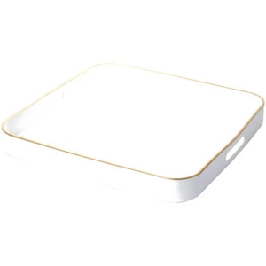 Mallorca - Bandeja Decorativa Chicago Cuadrada Blanca