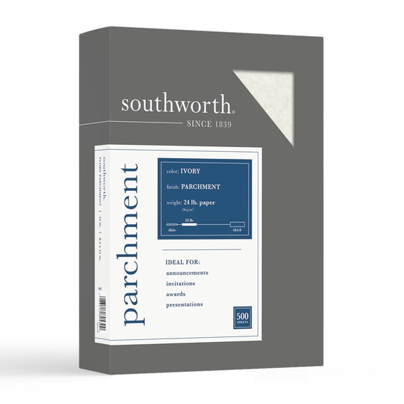 Papel Especial Southworth 984C Marfil 24 lb 22x28 cm 500 hojas