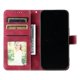 thumbnail image 3 of Funda Cartera para iPhone 16 Pro Tapa con Ranuras, Soporte y Correa Rojo, 3 of 5
