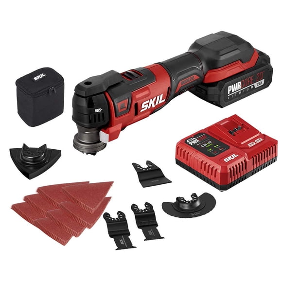 Kit de Herramienta Oscilante Skil PWR CORE 20V Brushless con Batería de 2.0Ah