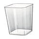 thumbnail image 4 of Contenedor De Basura Multifuncional Visible Decor Square 12L Para Dormitorio, Oficina, Coche, Transparente, 4 of 5