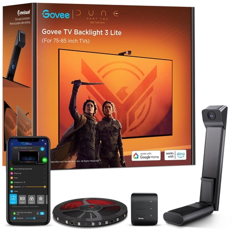 Govee Retroiluminación Tv 3 Lite Rgbicw 16.4 Pies 75-85 Pulgadas