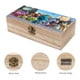 thumbnail image 3 of Monstruos, S.A. Caja Organizadora de Madera Rústica - Caja Decorativa Multifuncional para Escritorio, Hogar, Oficina, Joyas y Manualidades, 3 of 6