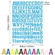 thumbnail image 2 of Pegatinas 1512 Alphabet De Vinilo Autoadhesivas 12 Hojas, 2 of 6