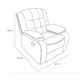 thumbnail image 4 of Berger ODH Reclinable New Italia Lino Celeste, 4 of 4